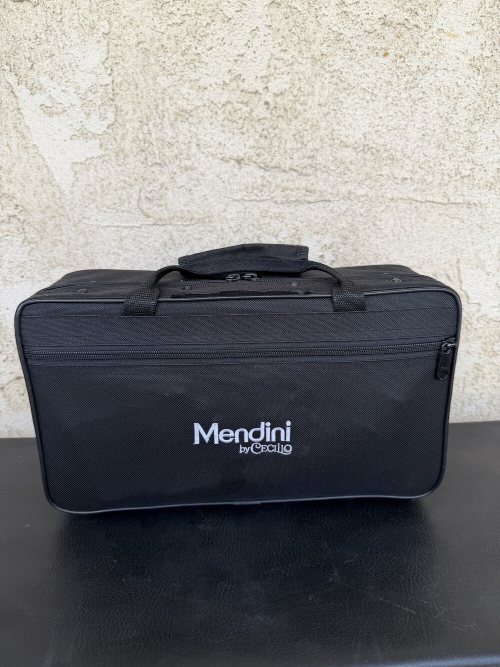 Mendini by Cecilio Bb Clarinet Student Model Black Ebonite with Case